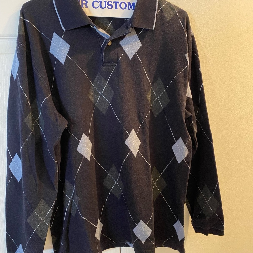 💜 3 for $20 MENS COLLARED  LONG SLEEVE SWEATER